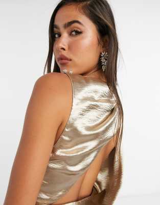 asos design satin dress