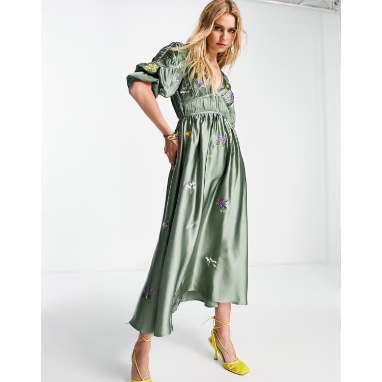 Satin 2025 kleid asos