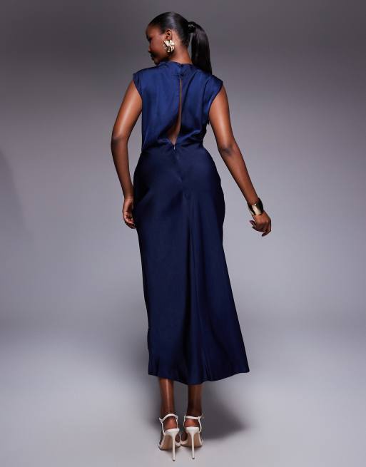 claire midi dress mumu Claire Midi Dress, in Emerald Chiffon, Size: Large | Show Me Your Mumu