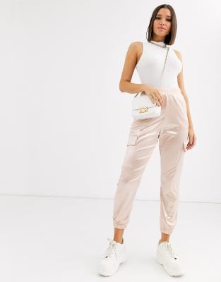 asos pink joggers