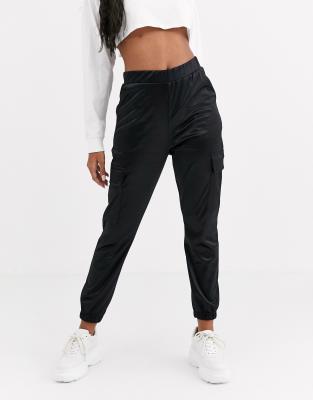satin joggers nike