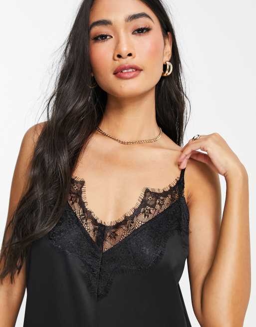 Asos black best sale lace jumpsuit