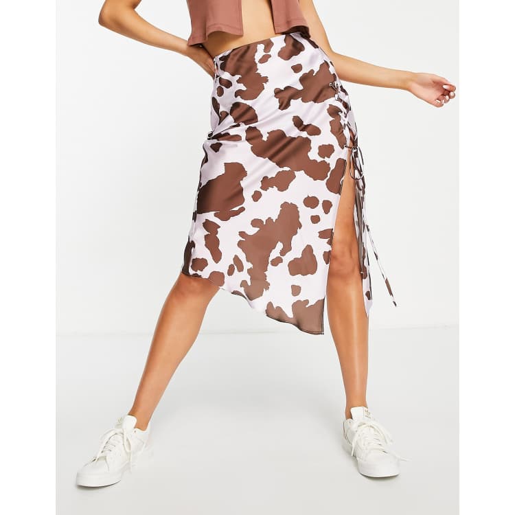 Cow print 2025 skirt asos