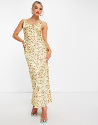 asos dress yellow