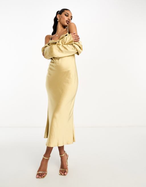Asos midi dress with cami straps hot sale