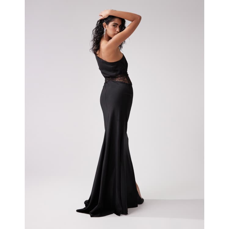 ワンピース Stretch Camisole Tight Mermaid Nichi Dark Long Dress Camisole Tight Flower Mermaid Long Mesh Long Dress – ARCANA