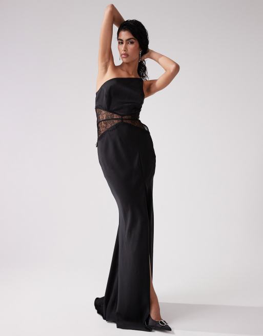 Jane Formal High Slit Satin Dress