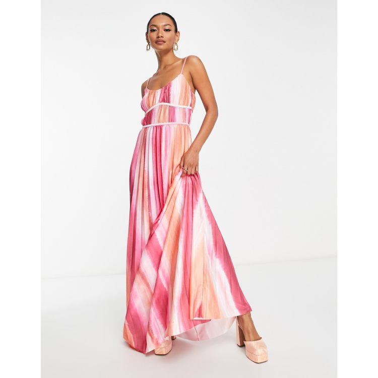 Asos tie dye store maxi dress