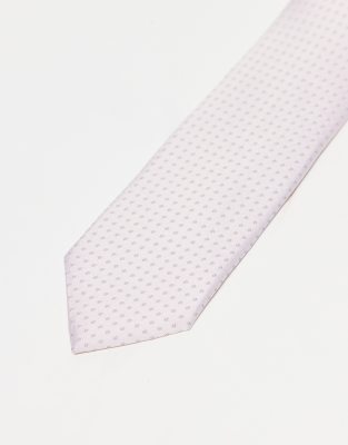 Asos Design Satin Polka Dot Tie