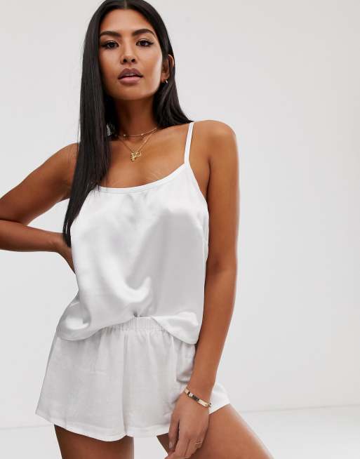 ASOS Satin Cami & Short Pyjama Set