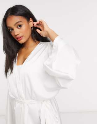 asos satin robe