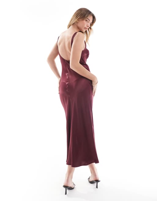 satin ruched bust dress Furlla Women Satin Ruched Bust Lace Up Mini Homecoming Dress with Sequin, Purple / US18W