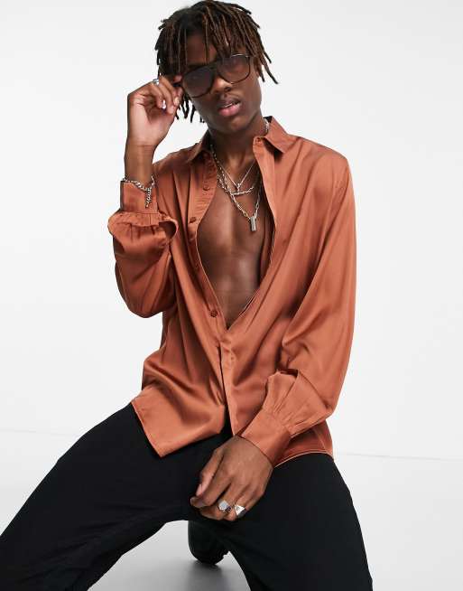 copper dress shirt