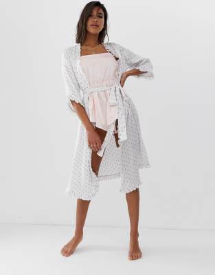 asos satin robe