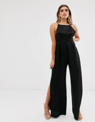 square neckline jumpsuit