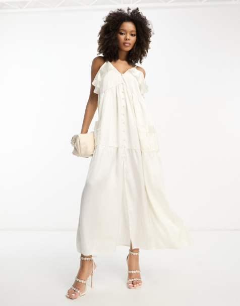 Asos midi day clearance dress