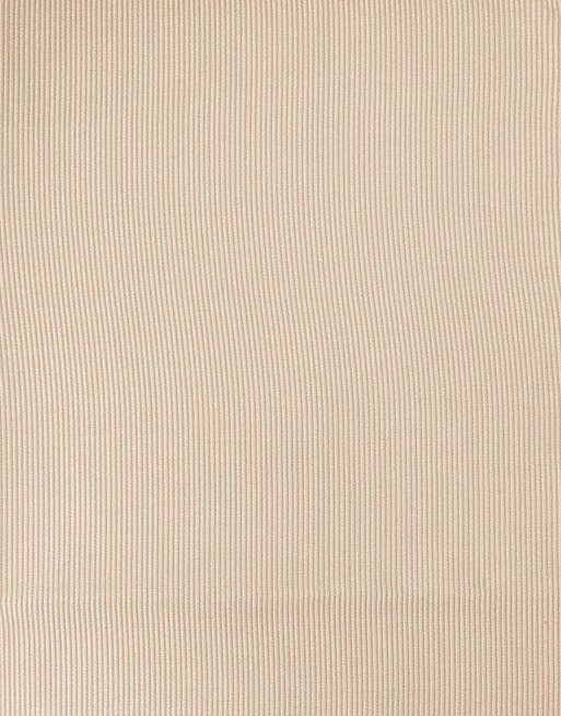 ASOS DESIGN satin tie and pocket square in beige, 2 of 3
