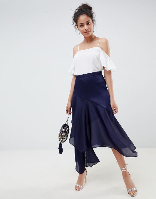 Asymmetrical skirt shop asos