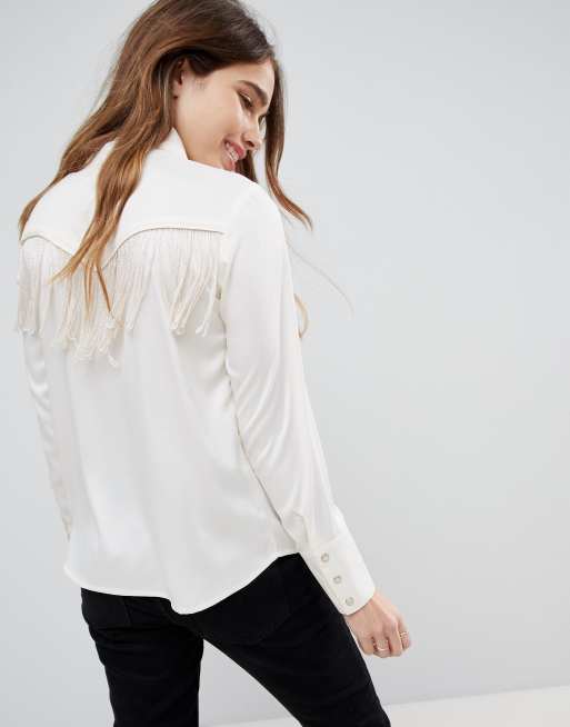 Fringe sales western shirt