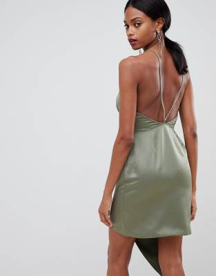 asos chain dress