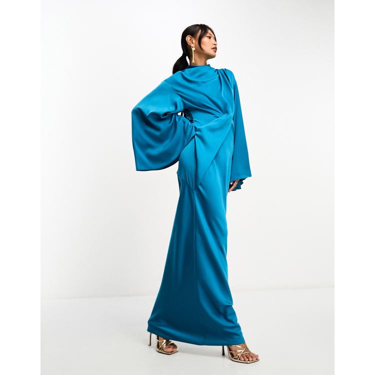 asos silk wrap dress NWT, River Island by ASOS Satin Wrap Mini Dress, Size 2