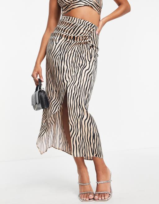 Zebra print skirt asos sale