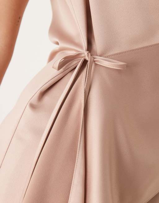 Brushed Pale Pink Wrapover Collection