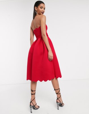 asos red dress