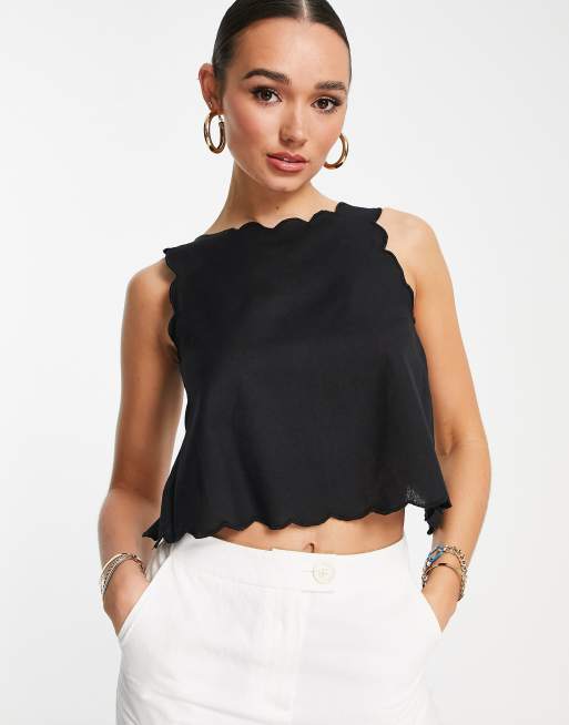 Asos store linen top