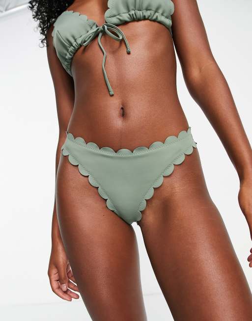 Asos store scallop bikini