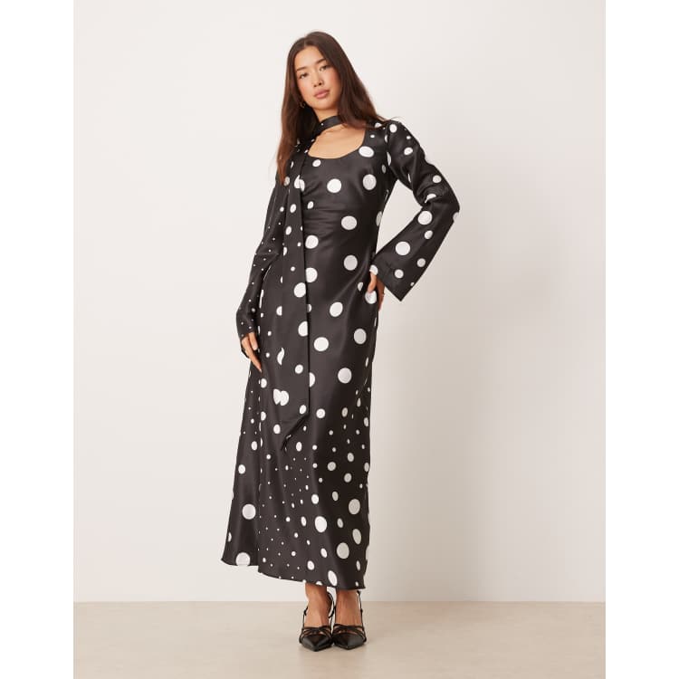 long sleeve mini occasion dress Niella Long Sleeve Wrap Mini Dress