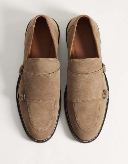 ASOS DESIGN - Scarpe con fibbie in camoscio tortora, 2 di 4
