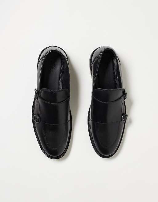 ASOS DESIGN - Scarpe con fibbie in pelle nere, 3 di 3