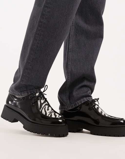ASOS DESIGN - Scarpe nere con suola spessa e decorazione, 2 di 4