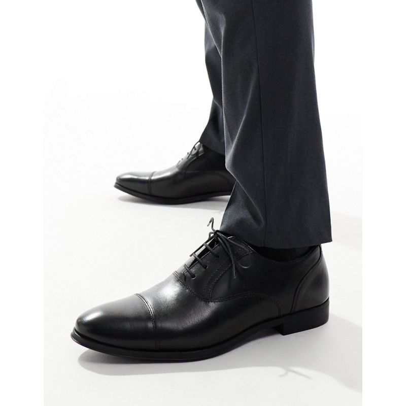 Scarpe, Stivali e Sneakers Uomo DESIGN - Scarpe Oxford a punta in pelle nera