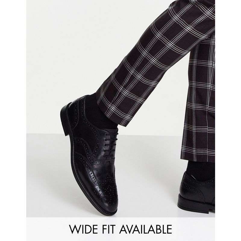 Uomo Scarpe, Stivali e Sneakers DESIGN - Scarpe Oxford stringate in pelle nera