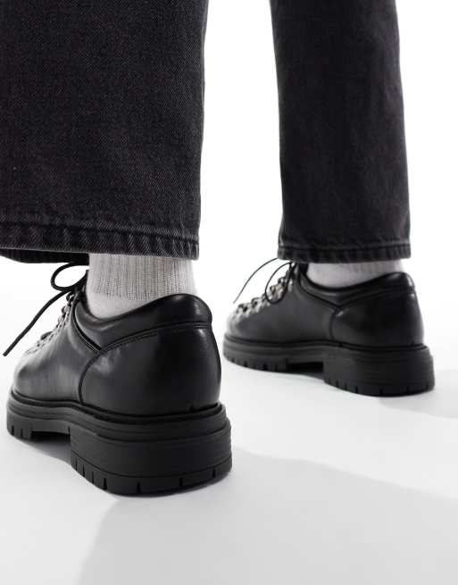 ASOS DESIGN - Scarpe stringate nere, 4 di 4