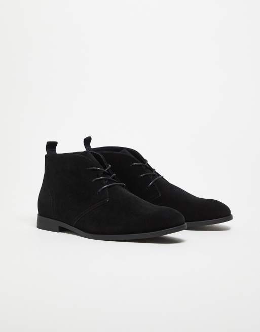 ASOS DESIGN - Scarponcini neri stringati, 2 di 4