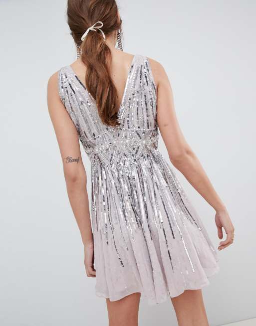 Asos scattered cheap sequin dress