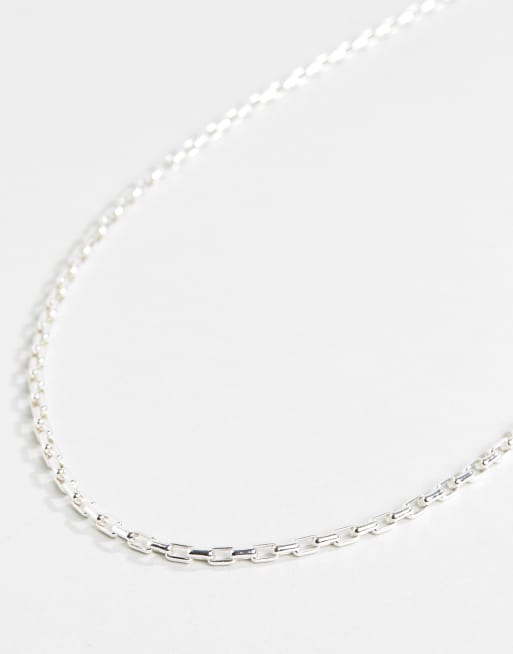 ASOS DESIGN - Schakelketting in vintage stijl in zilverkleur, 2 van 4