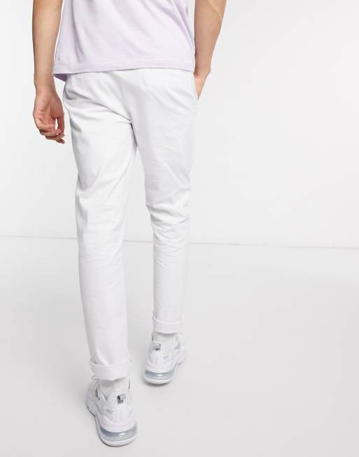 ASOS DESIGN – Schlanke, weiße Chinohose, 2 von 4