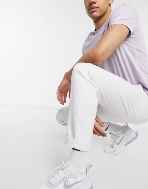 ASOS DESIGN – Schlanke, weiße Chinohose, 4 von 4
