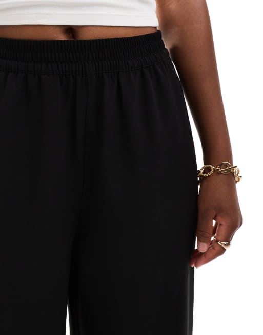 ASOS DESIGN – Schlupfhose in Schwarz mit zwei farblich abgesetzten Streifen, 5 von 5