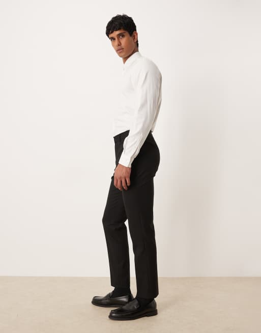 ASOS DESIGN – Schmal geschnittene Anzughose in Schwarz, 3 von 5