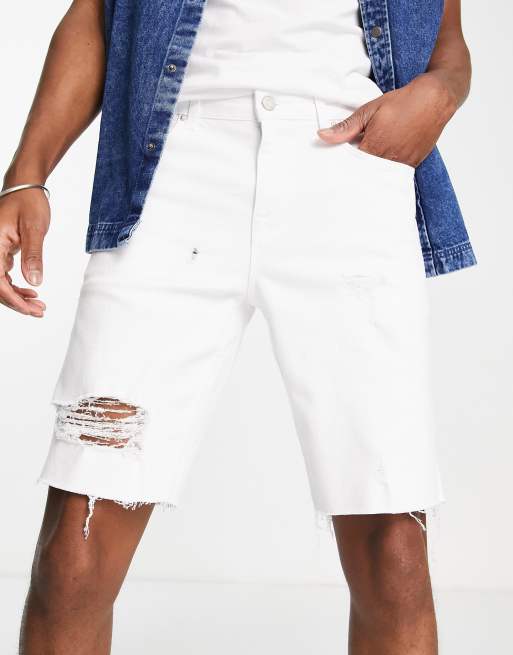 Asos mens jean shorts clearance