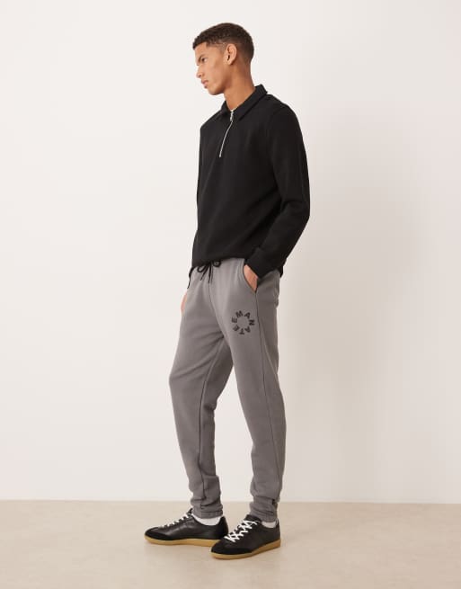ASOS DESIGN – Schmal geschnittene Jogginghose in Khaki, 3 von 5