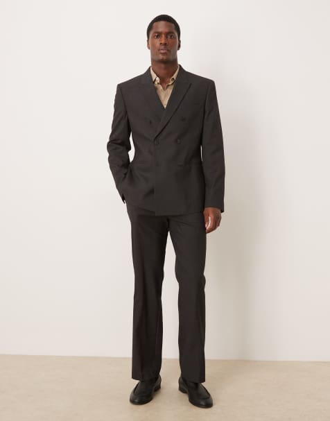 ASOS DESIGN – Schmal geschnittener Anzug in Anthrazit - view 1