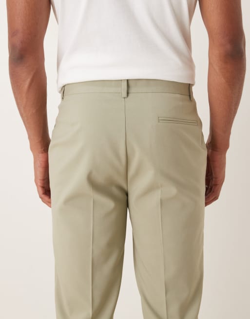 ASOS DESIGN – Schmal zulaufende Anzughose in Hellgrün, 5 von 5