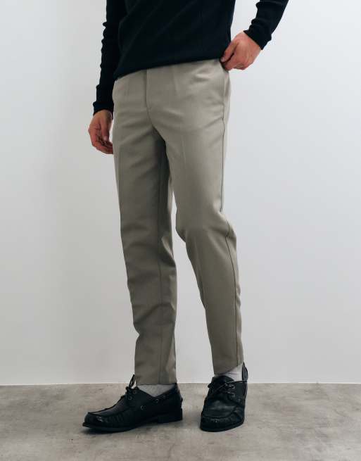 ASOS DESIGN – Schmal zulaufende, elegante Hose in Salbeigrün, 2 von 5