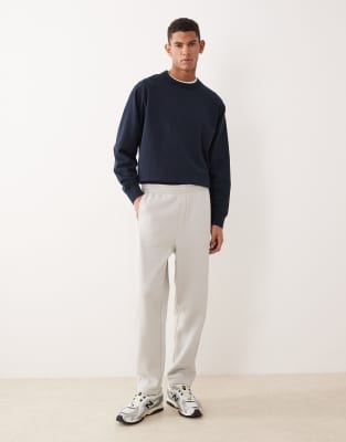 Schmal zulaufende Jogginghose in Grau Grau 2XL